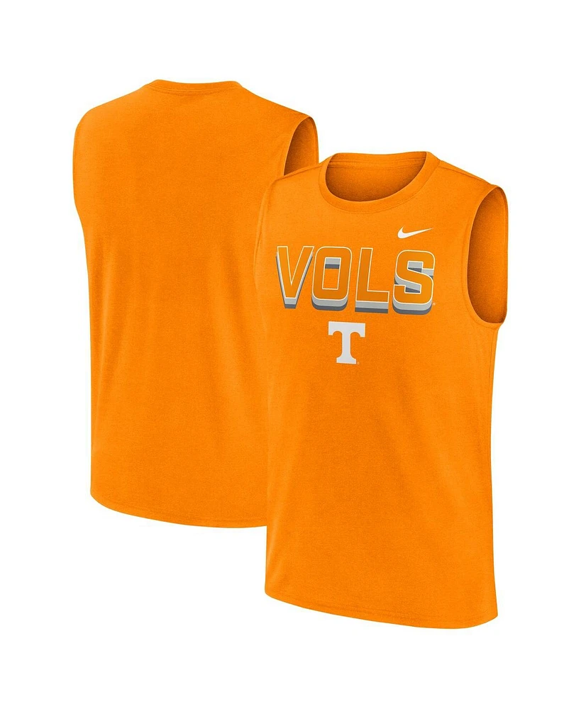 Nike Men's Tennessee Orange Volunteers Primetime Tricode Legend Performance Tank Top