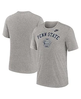 Nike Men's Heather Gray Penn State Nittany Lions Legacy Arch Tri-Blend T-Shirt