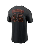 Nike Men's Kyle Harrison Black San Francisco Giants Fuse Name Number T-Shirt