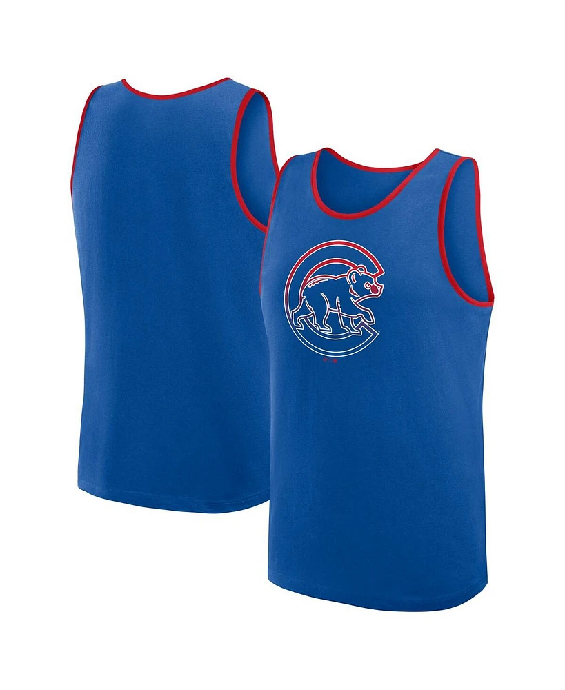 Logo Athletic Men's Royal Chicago Cubs Unmatched Success Tank Top