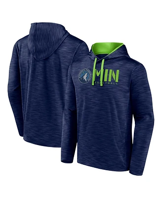 Logo Athletic Men's Navy Minnesota Timberwolves Head Start Pullover Hoodie