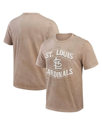 Fanatics Men's Tan St. Louis Cardinals Sun Faded T-Shirt