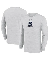 Nike Men's White Penn State Nittany Lions 2025 Sideline Velocity Performance Long Sleeve T-Shirt