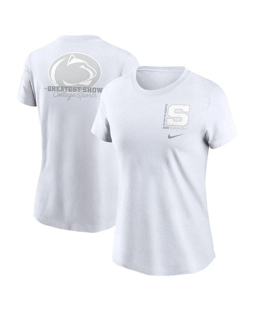 Nike Women's White Penn State Nittany Lions 2025 Out T-Shirt