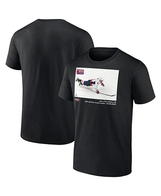 Fanatics Men's Alexander Ovechkin Black Washington Capitals Nhl All-Time Goals Leader T-Shirt