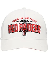 Top of the World Men's White Texas Tech Red Raiders Iconic Logo Adjustable Hat