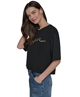 Karl Lagerfeld Paris Women's Embellished Amour T-Shirt