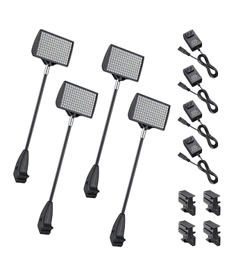 12W Led Trade Show Light 6500K Popup Booth Exhibit Back Drop Lighting 4 Pack