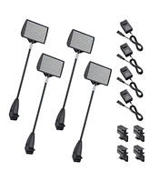 12W Led Trade Show Light 6500K Popup Booth Exhibit Back Drop Lighting 4 Pack