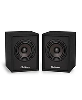 Electrohome Huntley Powered Bookshelf Speakers with Built-in Amplifier and 3" Drivers for Turntable, Tv, Pc Wireless Music Streaming featurin