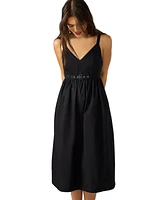 Steve Madden Women's Juno Belted V-Neck Midi Dress