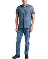 Perry Ellis Men's Solid Linen Shirt