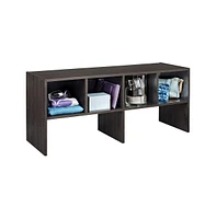 ClosetMaid 508200 Shelf Organizer with Shoe Rack and Cube Storage, Espresso
