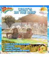 Wham-o Slip N Slide Triple Waver Rider with Boogie 18ft for Kids 5-12 Years Backyard Water Fun