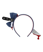 Chucky Bloody Bow With Knife In Head Headband