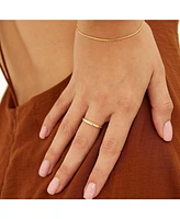 Spero London Braided Design Adjustable Sterling Silver Band Ring