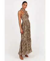 Petal and Pup Women's Lennon Halterneck Maxi Dress