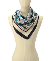 Coach Women's Trompe L'Oeil Bag Print Silk Square Scarf