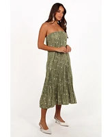Petal and Pup Women's Sylvie Strapless Midi Dress