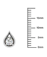 Diamond Teardrop Shape Stud Earrings (3/8 ct. t.w.) 14k Gold