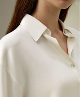 Lilysilk Women's The One Relaxed Fit Silk Shirt