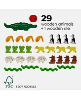 Animal upon Animal Wooden Stacking Game