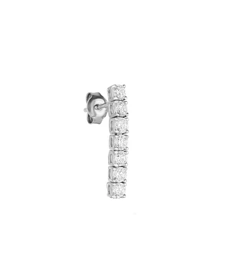 Spero London Sterling Silver Tennis Earring - Single