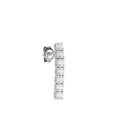 Spero London Sterling Silver Tennis Earring - Single