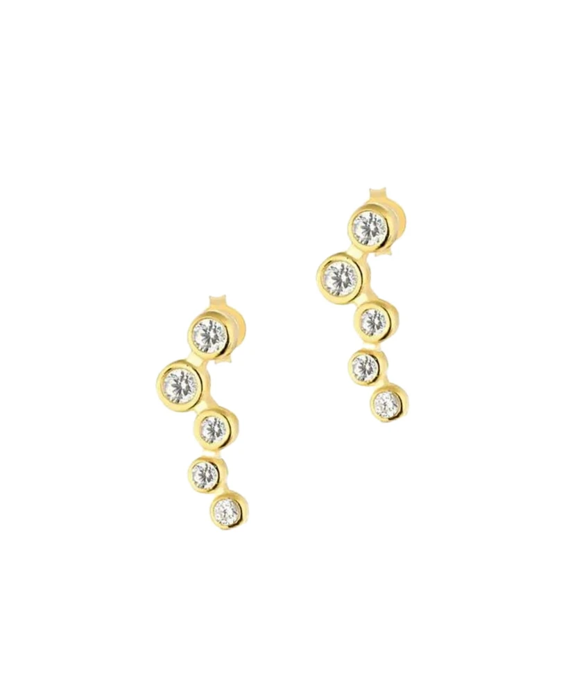Spero London Star Cluster Stud Earring Sterling Silver