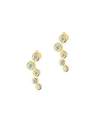Spero London Star Cluster Stud Earring Sterling Silver