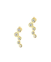 Spero London Star Cluster Stud Earring Sterling Silver