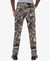 Raw X Men's Printed Denim Vertical Stitching Jeans