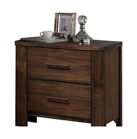 Modern Two-Drawer Nightstand with Sleek Design – Perfect for Bedroom Storage