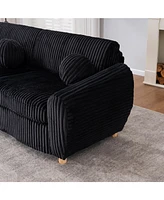 84" Corduroy Sofa Couch