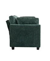 111.42x32.28" 3-Seater Chenille Sofa - Comfy, Cloud-Soft