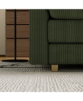 Modular Sectional Sofa,Deep Seat Couch for Living Room, Modern L-Shaped Sofa for Living Room Bedroom Apartment,Green