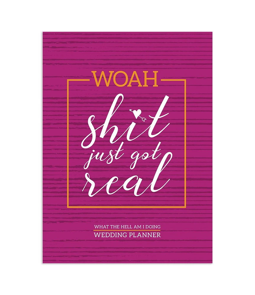 Woah! Undated 7.5"x10.25" Monthly Wedding Planner