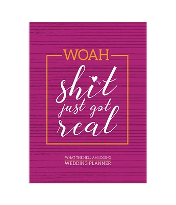 Woah! Undated 7.5"x10.25" Monthly Wedding Planner