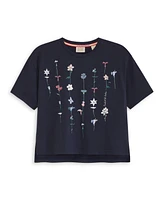 Scotch & Soda Big Girls Jersey Short Sleeve Fashion T-Shirt