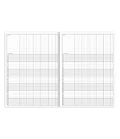 Professional Kraft 7.5"x10.25" Teacher Record Grade Book