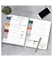 Spotted Dot Boho Undated Large Weekly Monthly Spiral Planner
