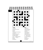 Life is Better with Crossword Puzzles Book Spiral Puzzle Pad