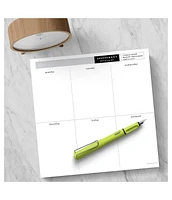 Executive Weekly Square Schedule Pad