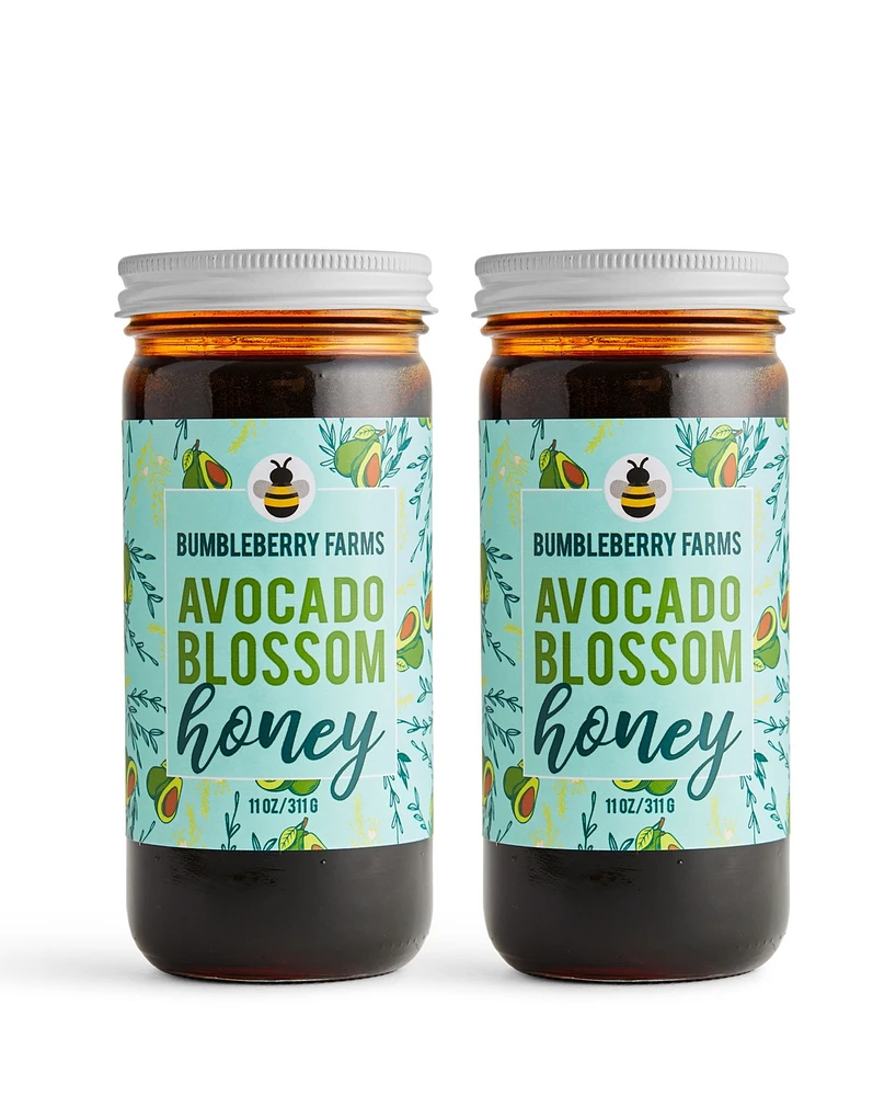 Bumbleberry Farms Avocado Blossom Honey Set of 2