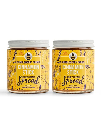 Bumbleberry Farms Cinnamon Stick Honey Cream Spread Set of 2