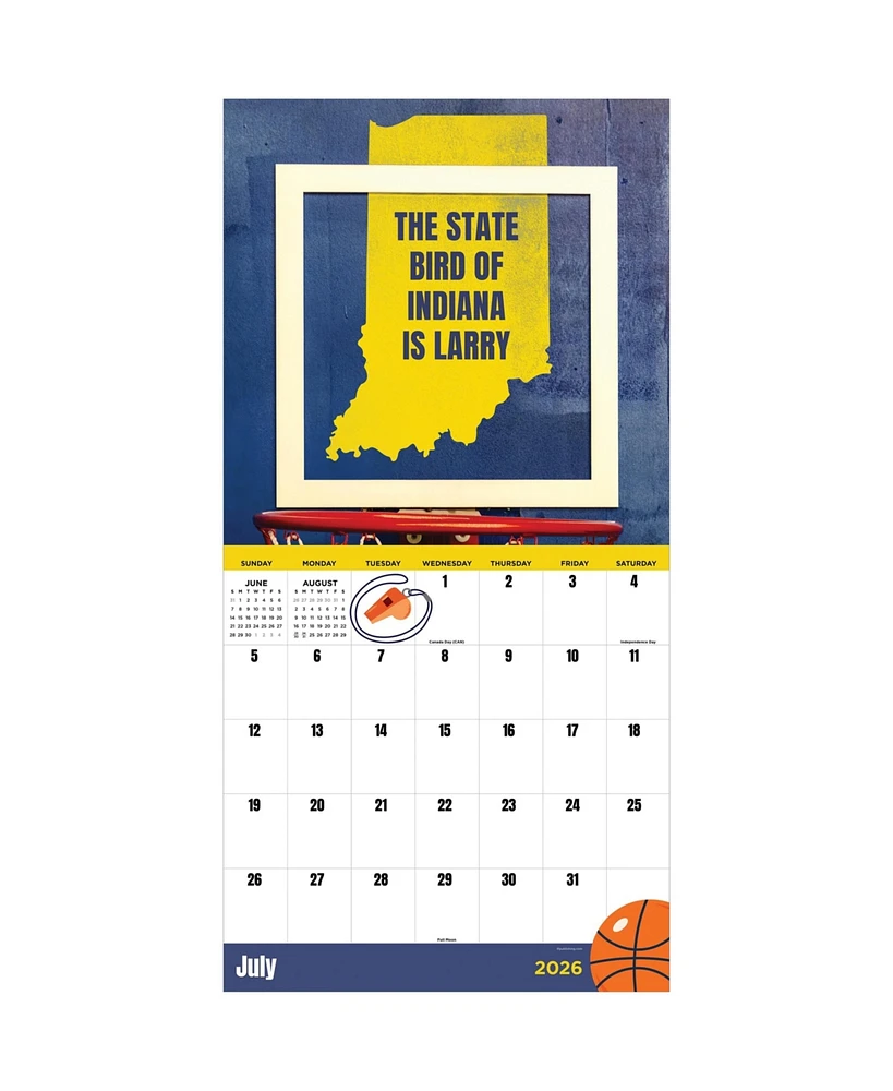 2026 Home: Indiana Wall Calendar
