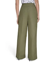 Calvin Klein Women's High-Rise Wide-Leg Pants