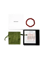 Manifest Collection | Confidence — Red Crystal Beaded Bracelet