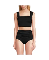 Lands' End Women's Dd-Cup Square Neck Bikini Top