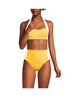 Lands' End Women's Seamed Halter Bikini Top